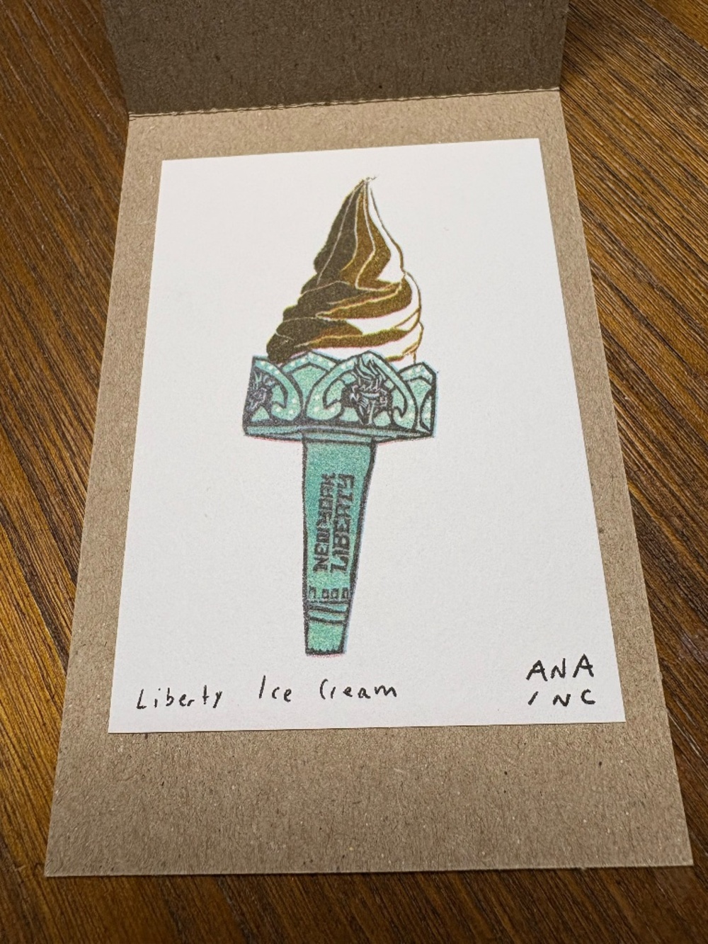 Anastasia Inciardi Mini Print - Liberty Ice Cream